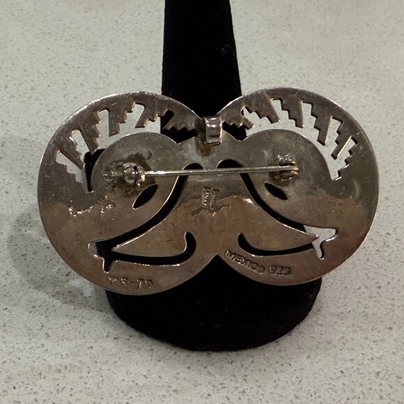 TAXCO 925 STERLING SILVER Pendant BROOCH - Picture 7 of 12